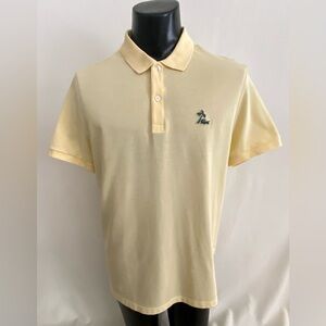 Lacoste Coqueiro Polo Men’s FR6/US XL Yellow Pique Knit Short Sleeve Shirt RARE